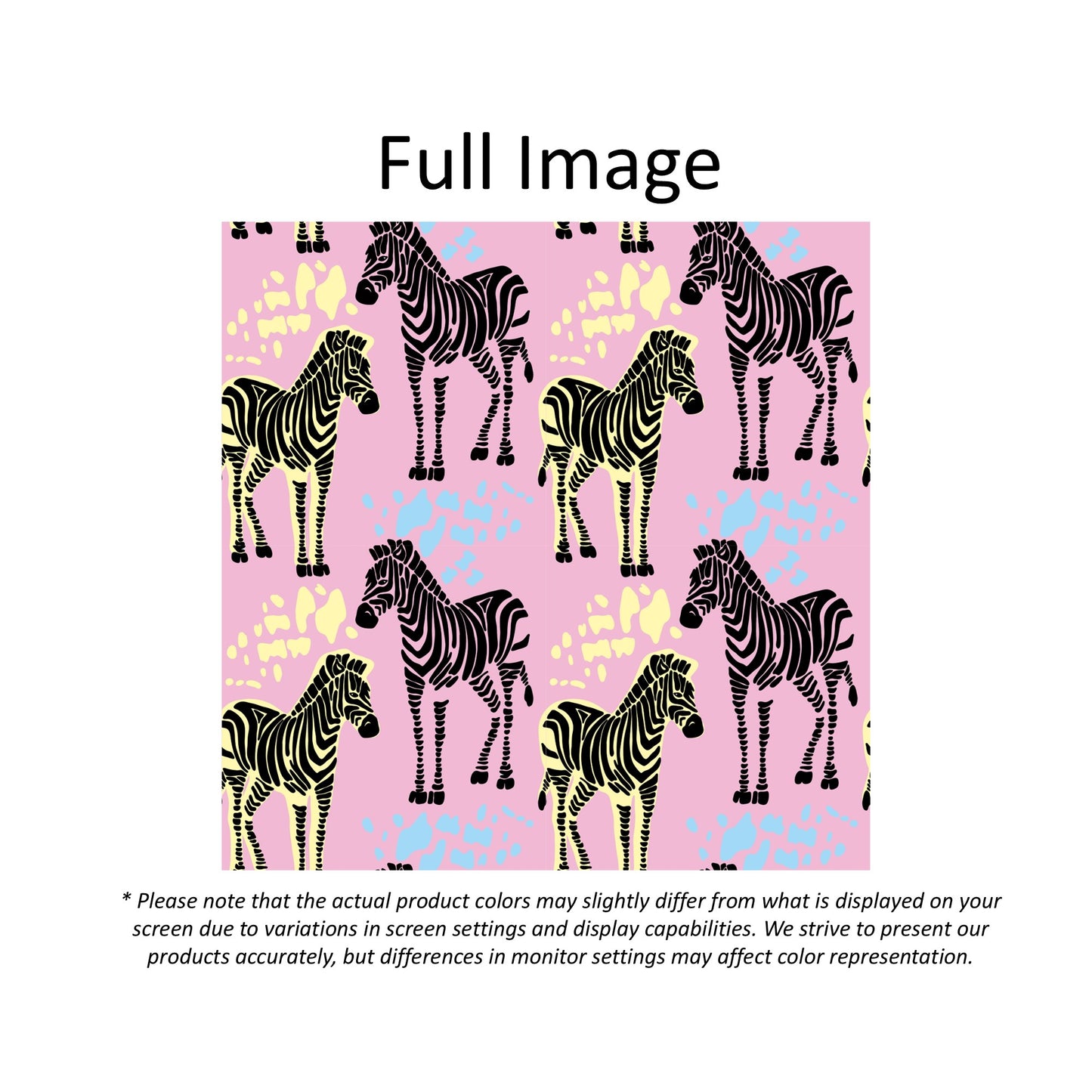 Pink Zebra Maximalist Window Roller Shade