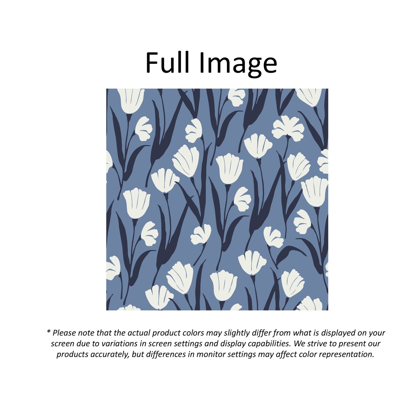 Blue Blossom Whisper Window Roman Shade