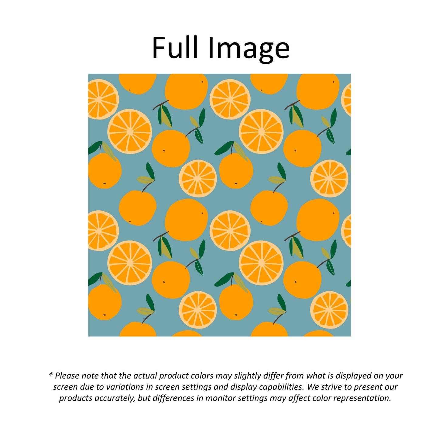 Tangerine Lemon Fruit Window Roman Shade