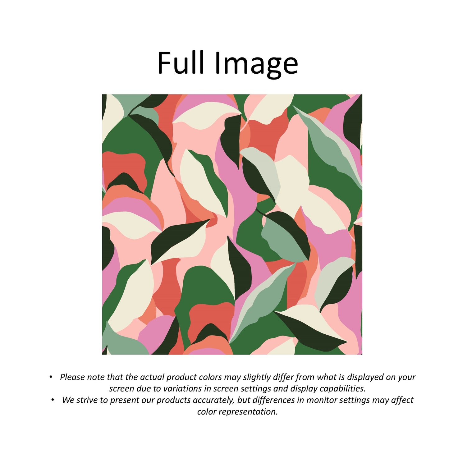 Tropical Canopy Botanical Abstractions Window Roller Shade