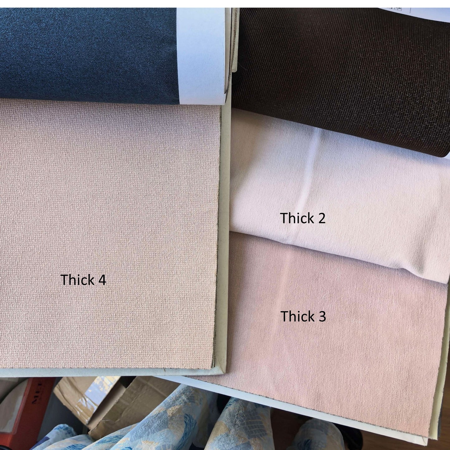 Shade of Pink Palette Linen Ribbon Bows Valance Window Roman Shade