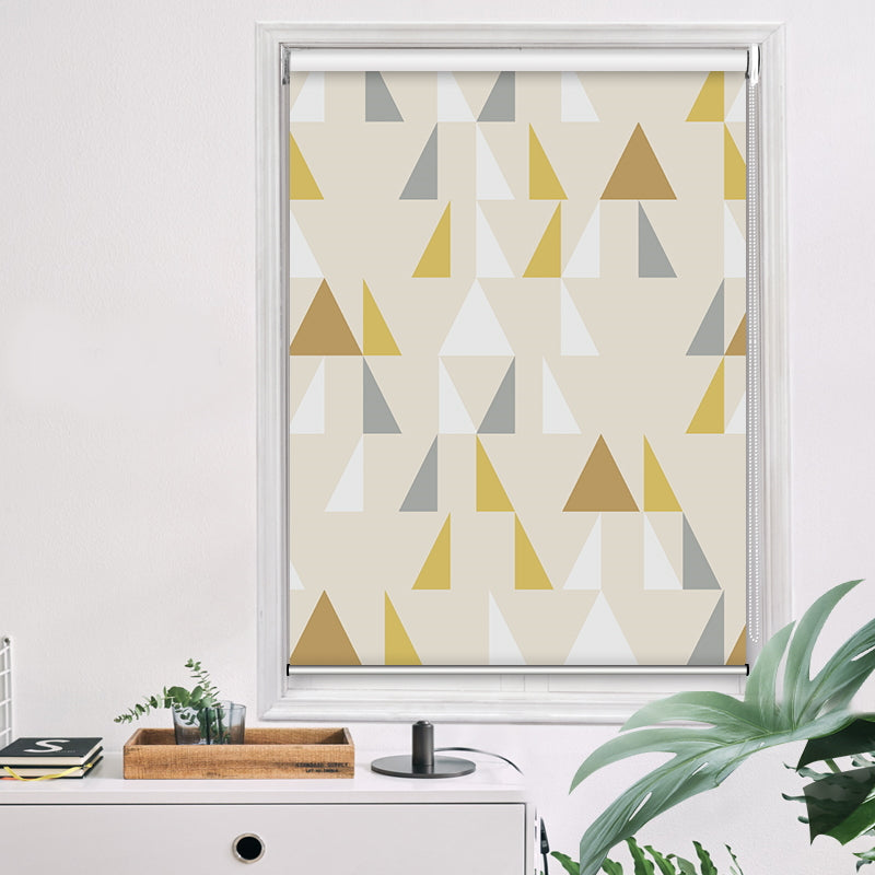 Contemporary Triangle Geometric Window Roller Shade