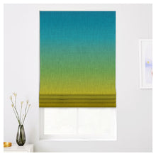 Load image into Gallery viewer, Gradient Lime Margarita Ombre Roman Shade
