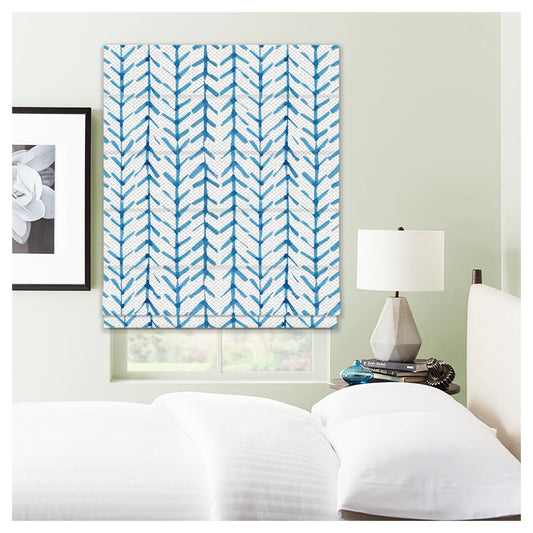 Watercolor Arrow Pattern Print Window Roman Shade