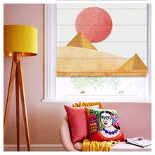 Load image into Gallery viewer, Sunset in Arizona Desert Landscape Pattern Print Window Roman Shade
