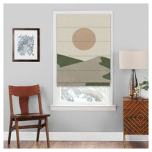 Load image into Gallery viewer, Sun &amp; Mountain Contemporary Art Pattern Print Window Roman Shade
