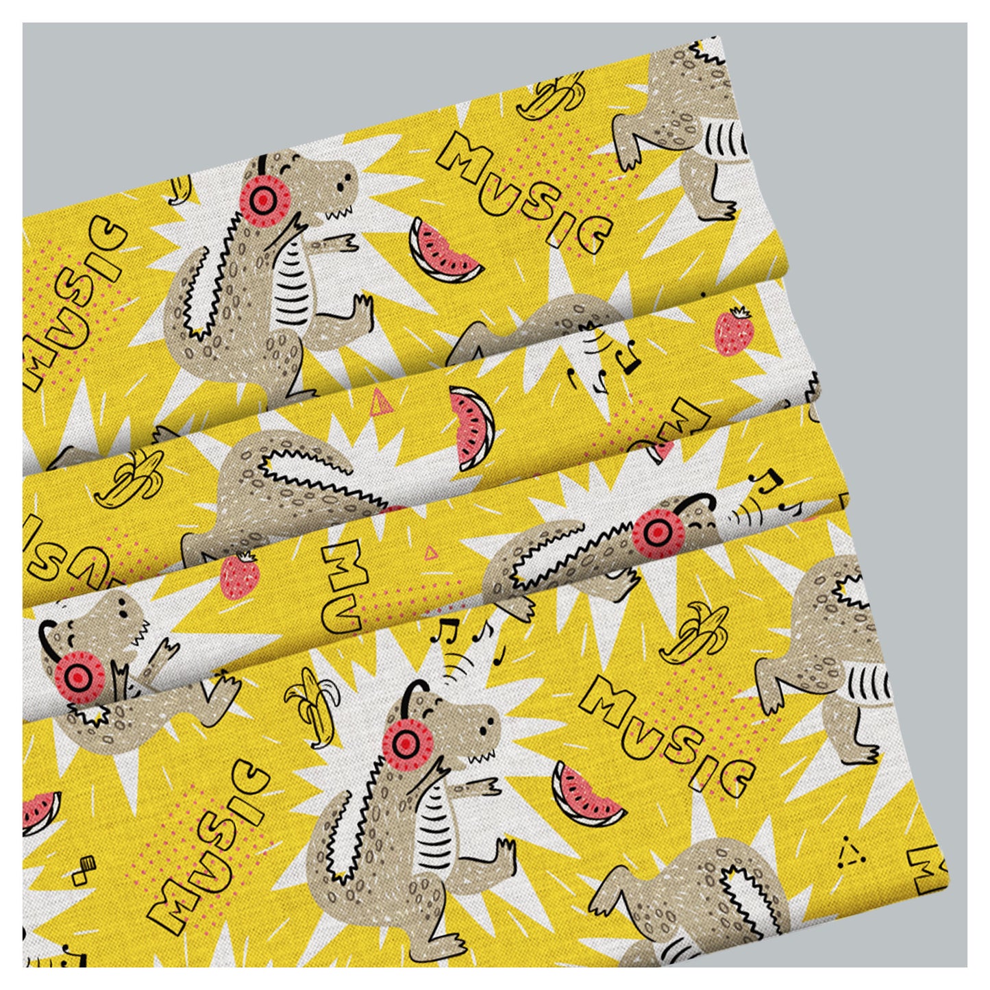 Dinosaur Nursery Pattern Print Window Roman Shade