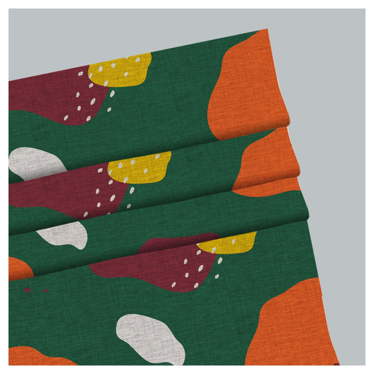 Colorful Memphis Pattern Print Window Roman Shade