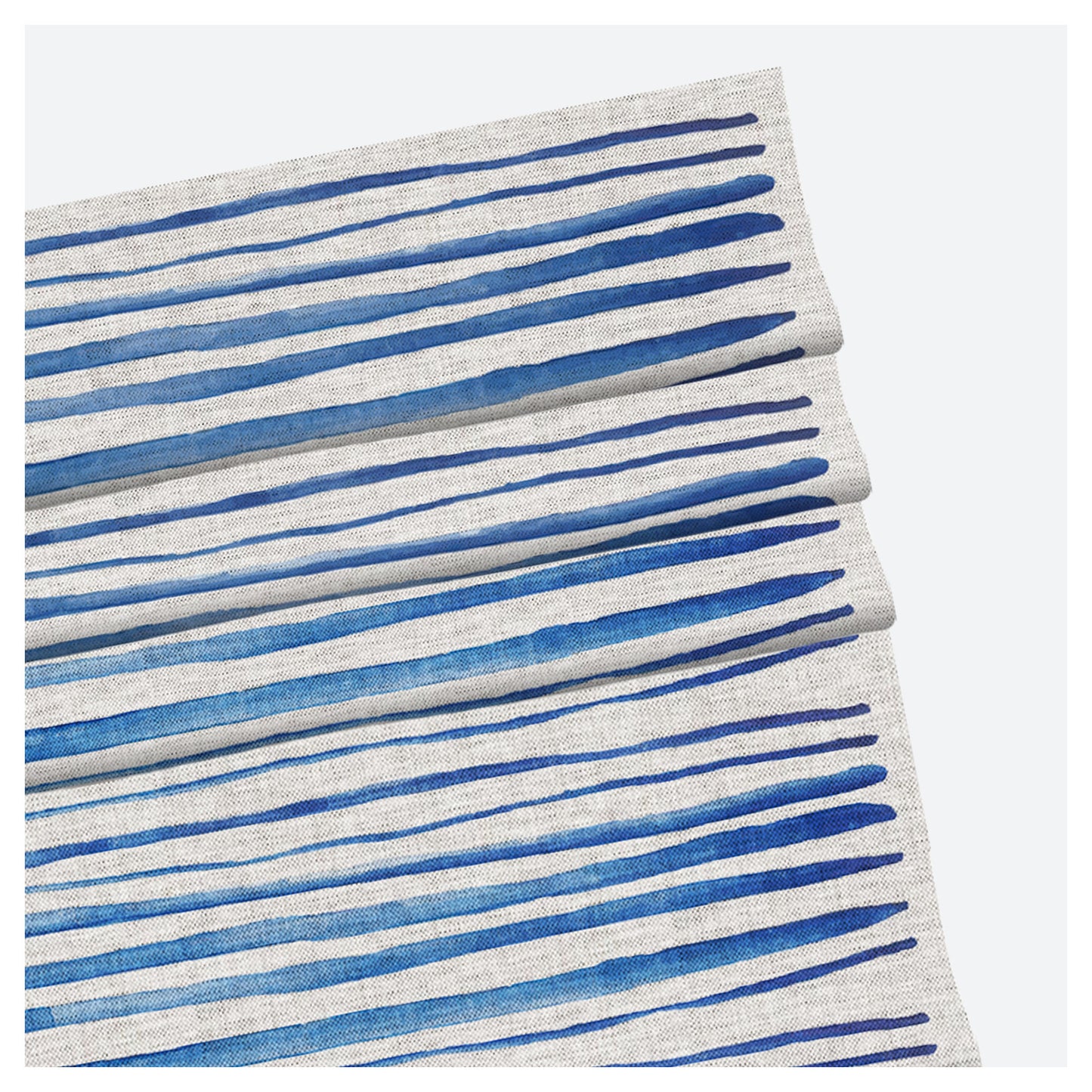 Watercolor Line Pattern Scandinavian Print Window Roman Shade