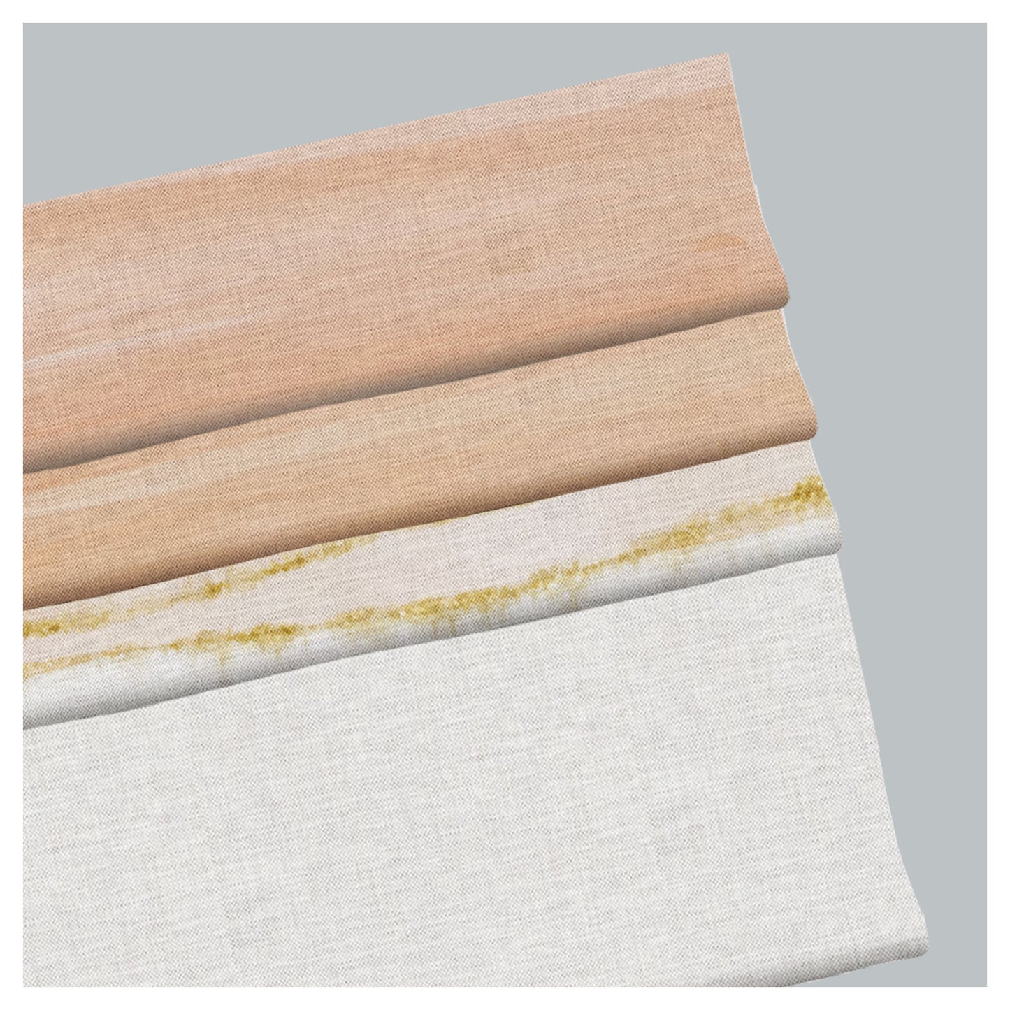 Neutral Watercolor Pattern Print Window Roman Shade