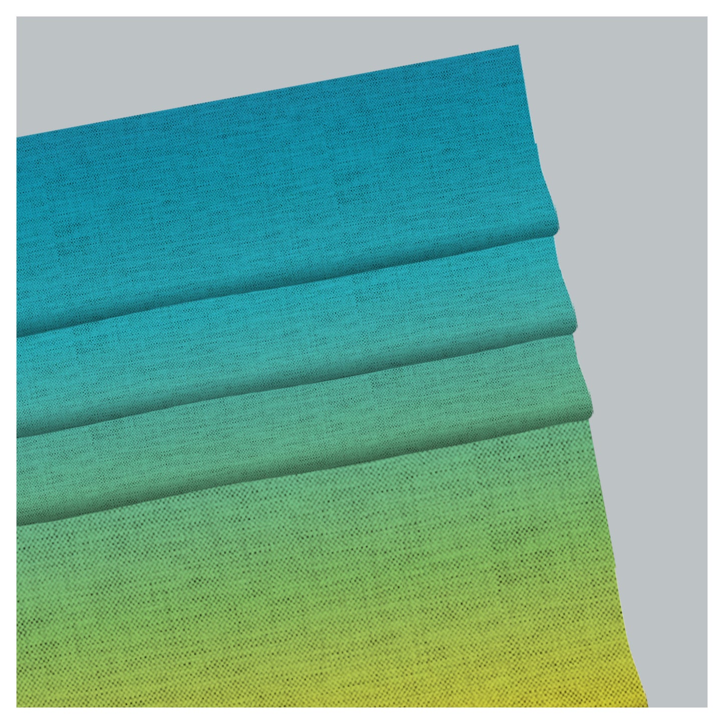 Gradient Lime Margarita Ombre Roman Shade