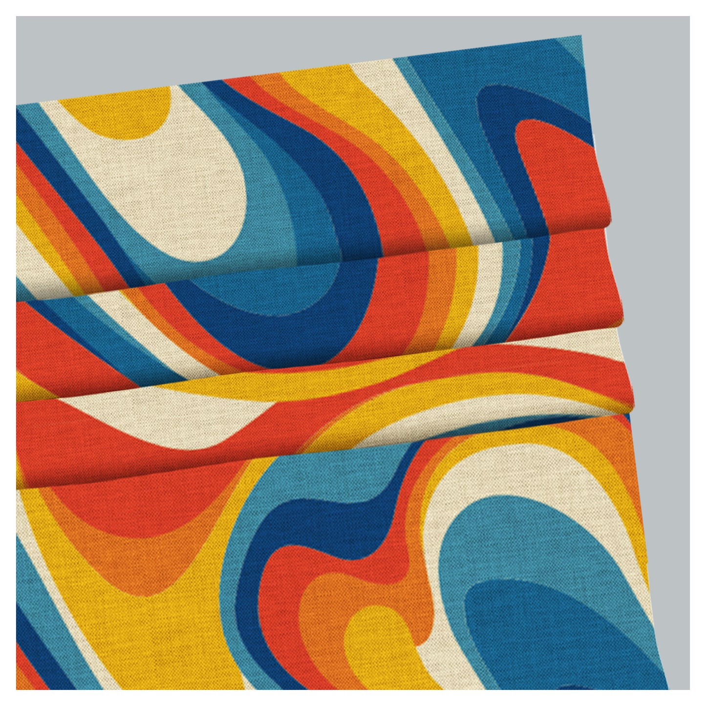 Oil Painting Groovy Psychedelic Pattern Print Window Roman Shade