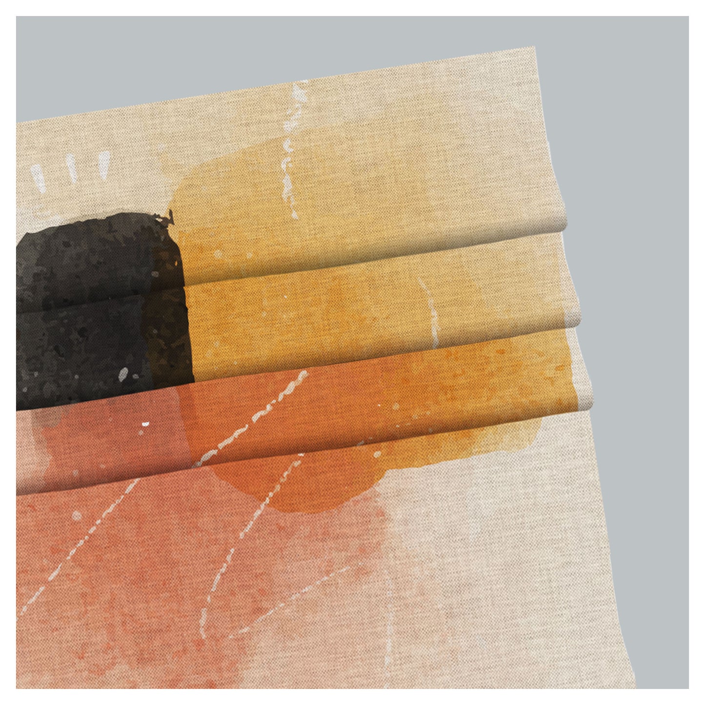 Watercolor Paints Blend Window Roman Shade