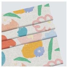 Load image into Gallery viewer, Hand Painted Pastel Cute Flower Petals Window Roman Shade
