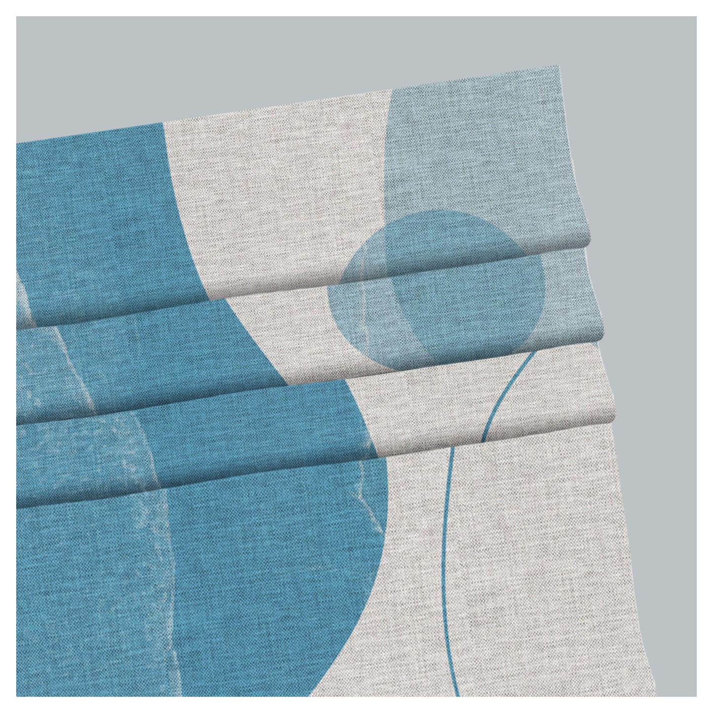 Minimalist Memphis Pattern Print Window Roman Shade