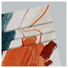 Load image into Gallery viewer, Hand Draw Abstract Pattern Print Window Roman Shade
