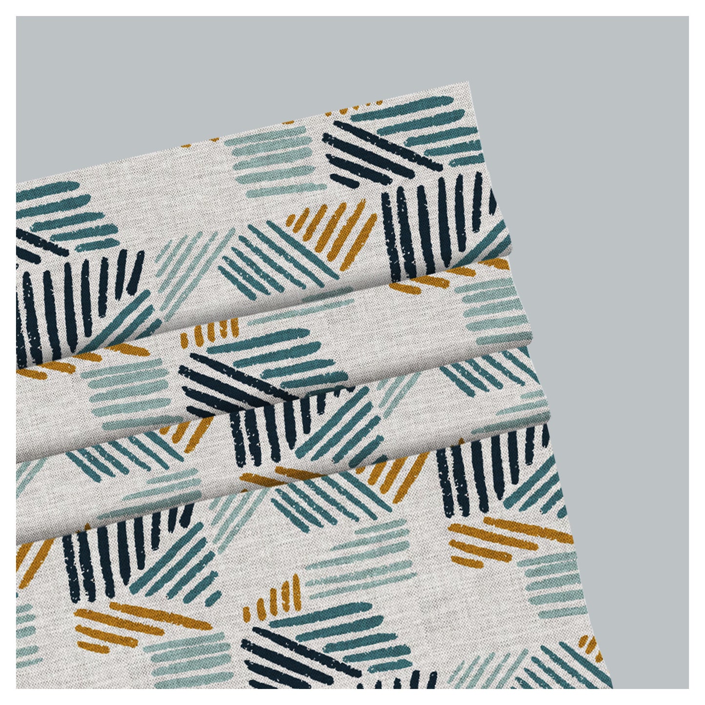 Organic Flat Abstract Element Pattern Print Window Roman Shade