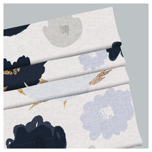 Load image into Gallery viewer, Hand Drawn Flowers Pattern Print Window Roman Shade

