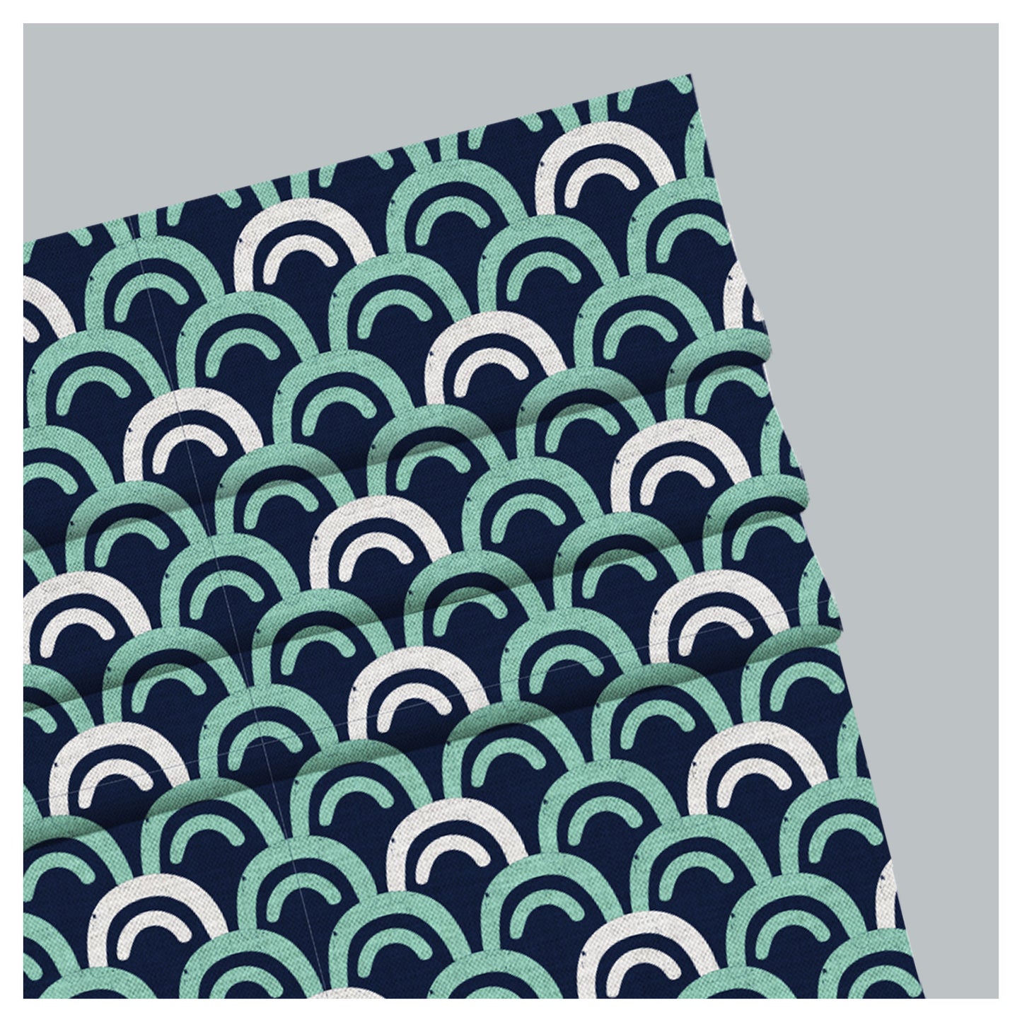 Seamless Abstract Color Shape Pattern Print Window Roman Shade