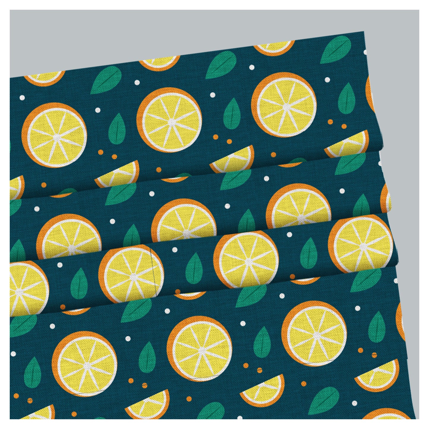 Cute Orange Pattern Print Window Roman Shade