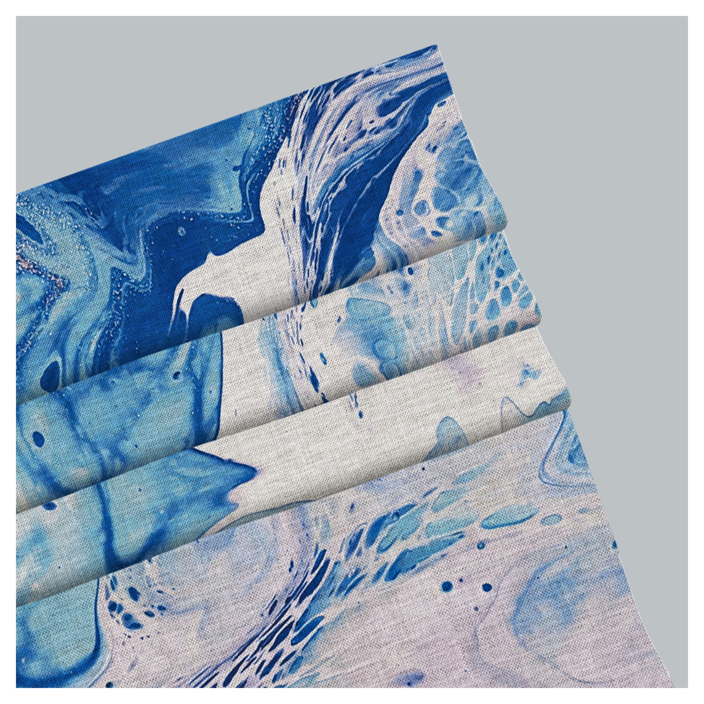 Watercolor Abstract Marble Pattern Print Window Roman Shade