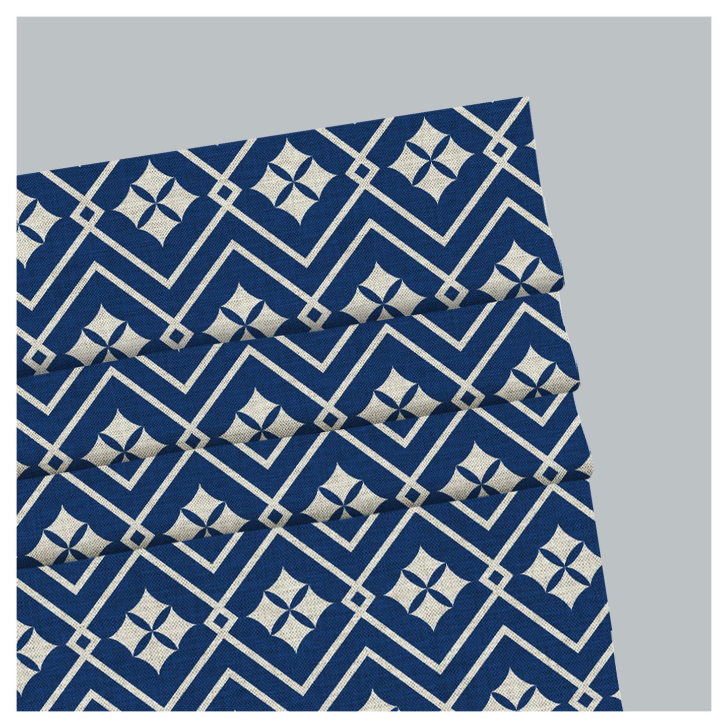 Geometric Classic Pattern Print Window Roman Shade