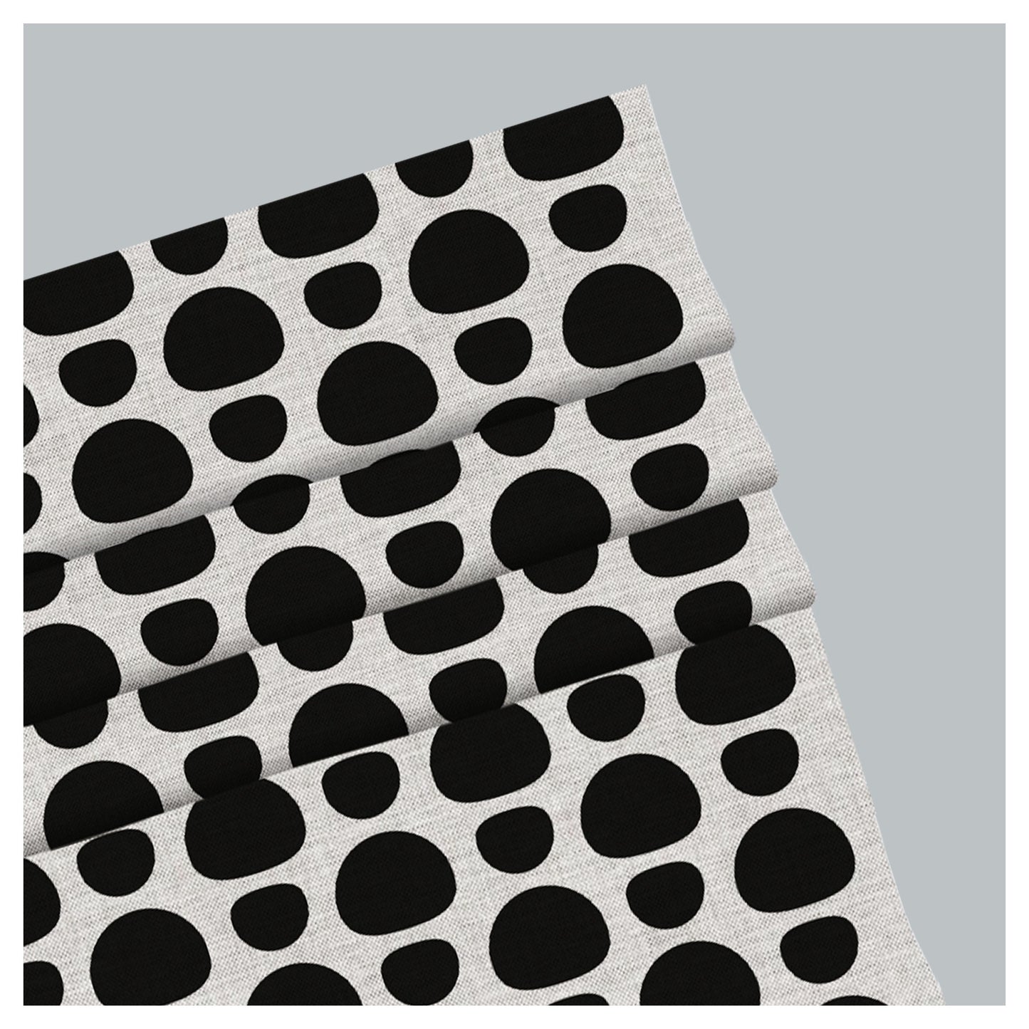 Black & White Seamless Pattern Print Window Roman Shade