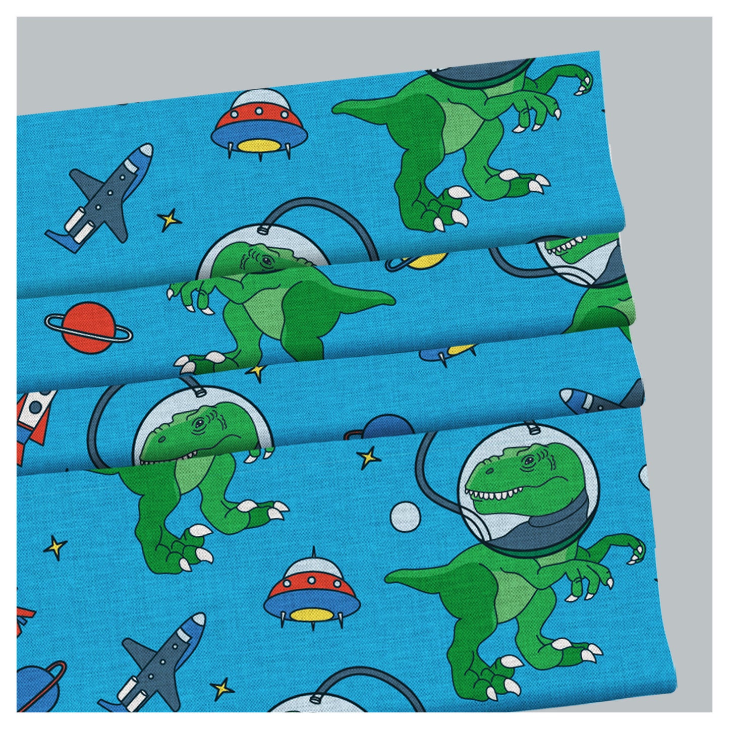 Dinosaur Nursery Pattern Print Window Roman Shade