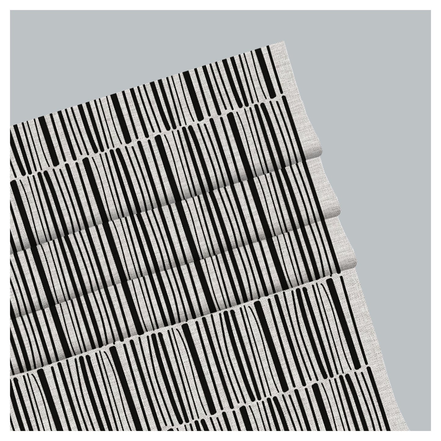 Hand Drawn Doodle Line Scandinavian Window Roman Shade