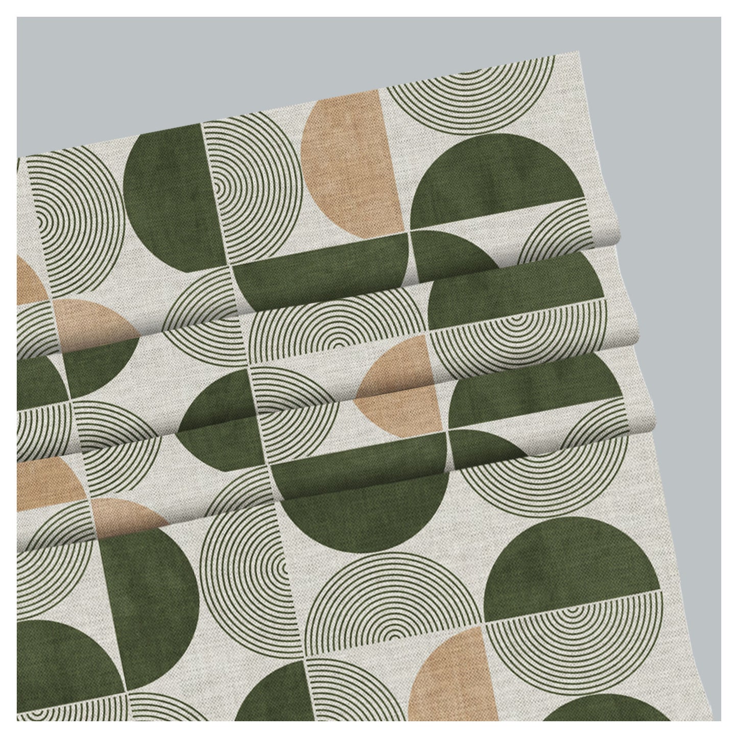 Geometric Polygon Abstract Shapes Window Roman Shade
