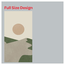 Load image into Gallery viewer, Sun &amp; Mountain Contemporary Art Pattern Print Window Roman Shade
