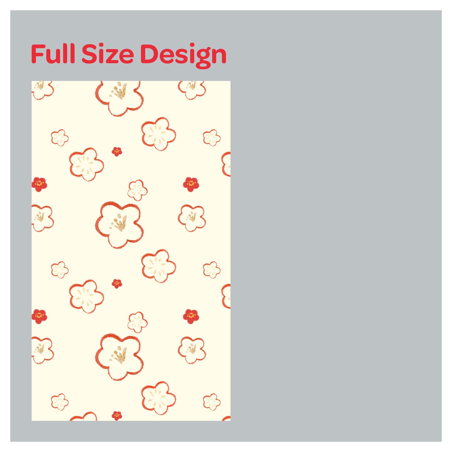 Hand Drawn Flowers Pattern Print Window Roman Shade
