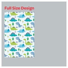 Load image into Gallery viewer, Dinosaur Nursery Pattern Print Window Roman Shade
