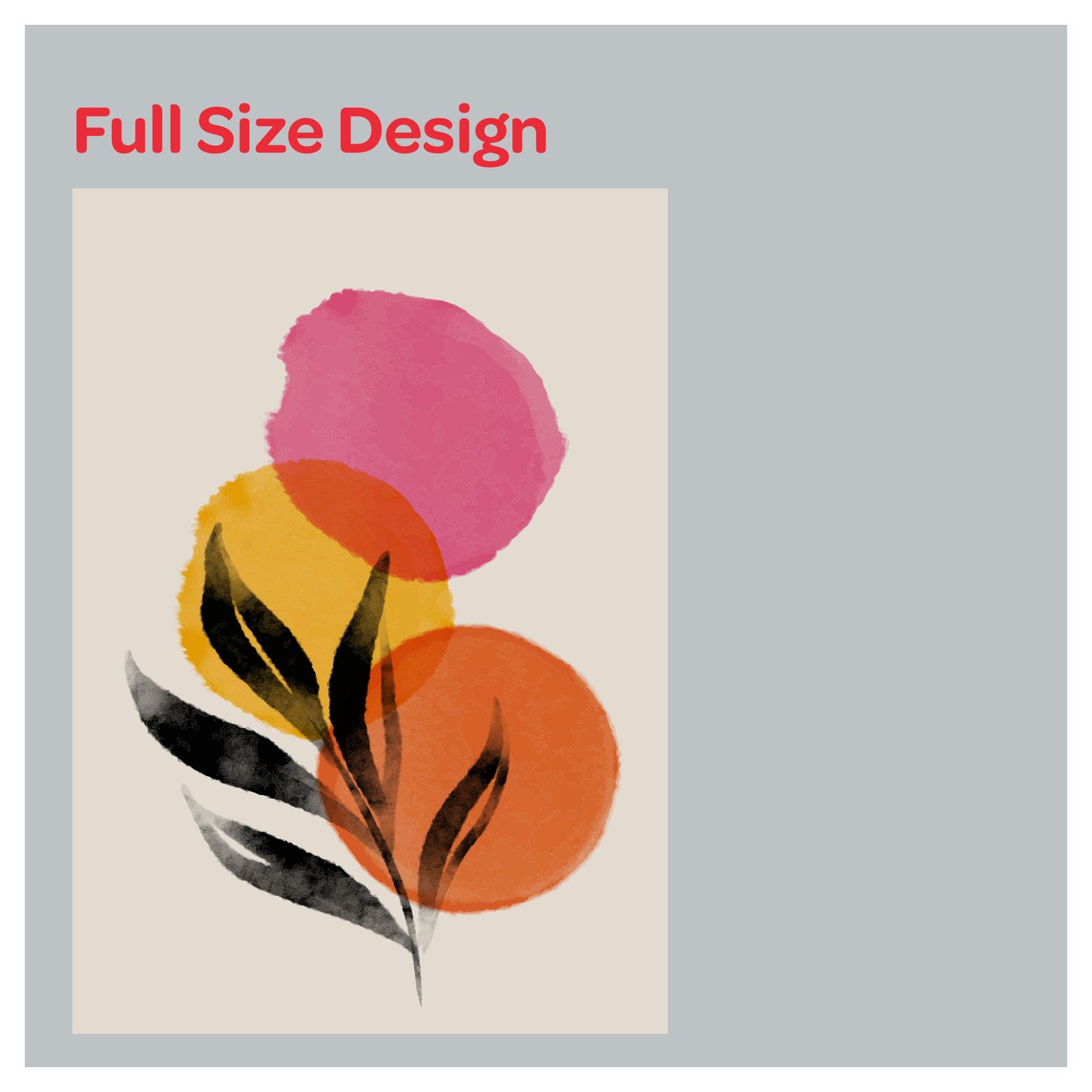 Hand Painted Watercolor Minimal Pattern Print Window Roman Shade