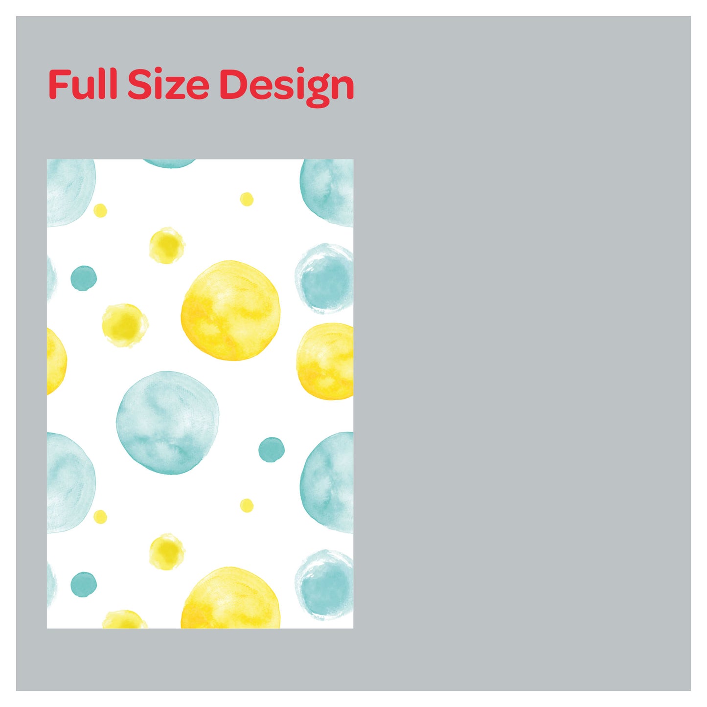 Watercolor Polka Dot Pattern Print Window Roman Shade