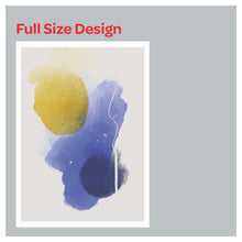 Load image into Gallery viewer, Two Tones Watercolor Paints Window Roman Shade

