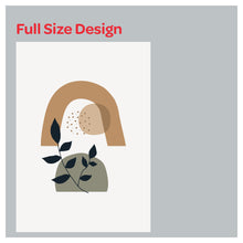 Load image into Gallery viewer, Abstract Scandinavian Pattern Print Window Roman Shade
