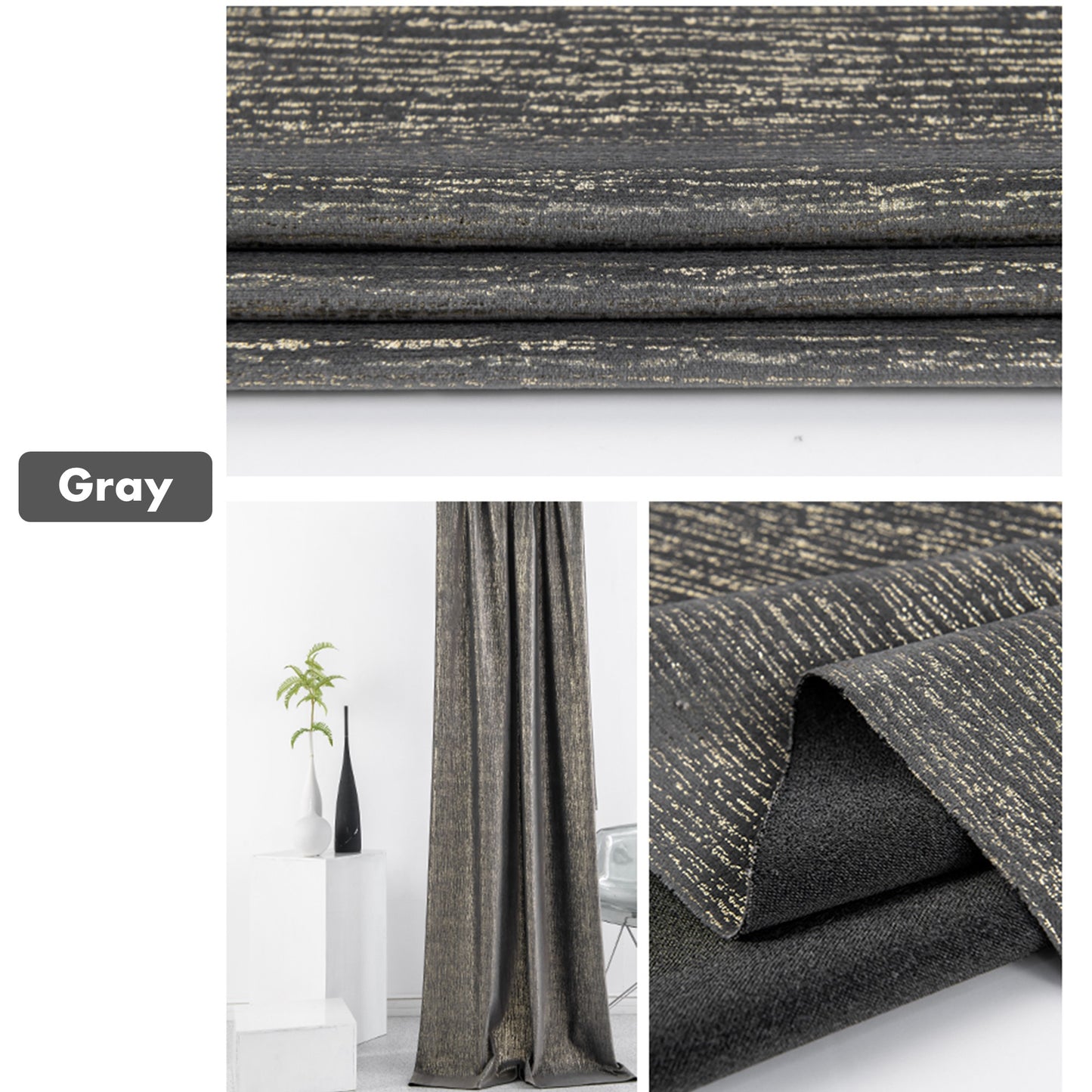Royal Velvet with Gold Accents Window Curtains Drapery