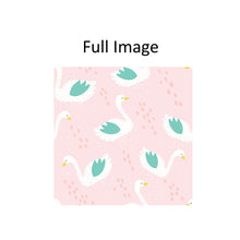 Load image into Gallery viewer, Pink Swam Nusery Window Roman Shade
