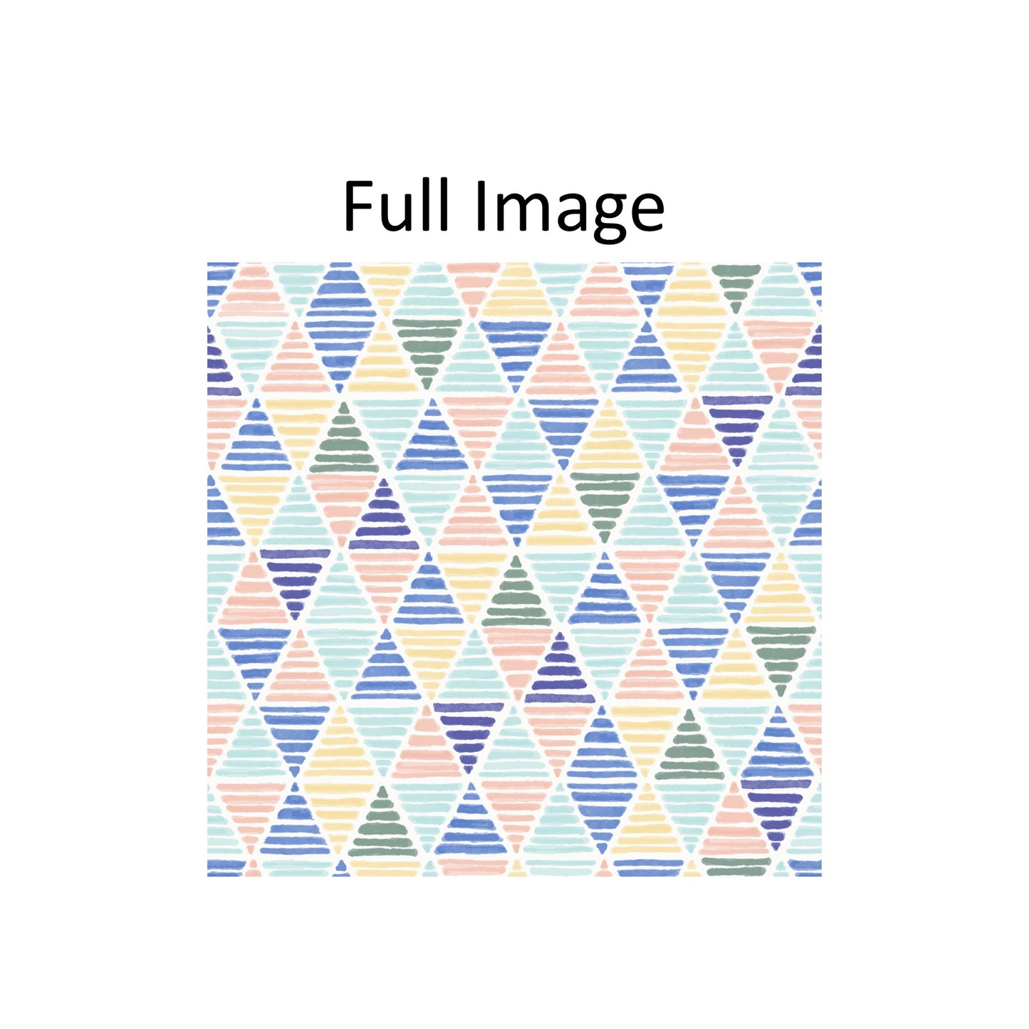 Triangular Seamless Geometries Window Roller Shade