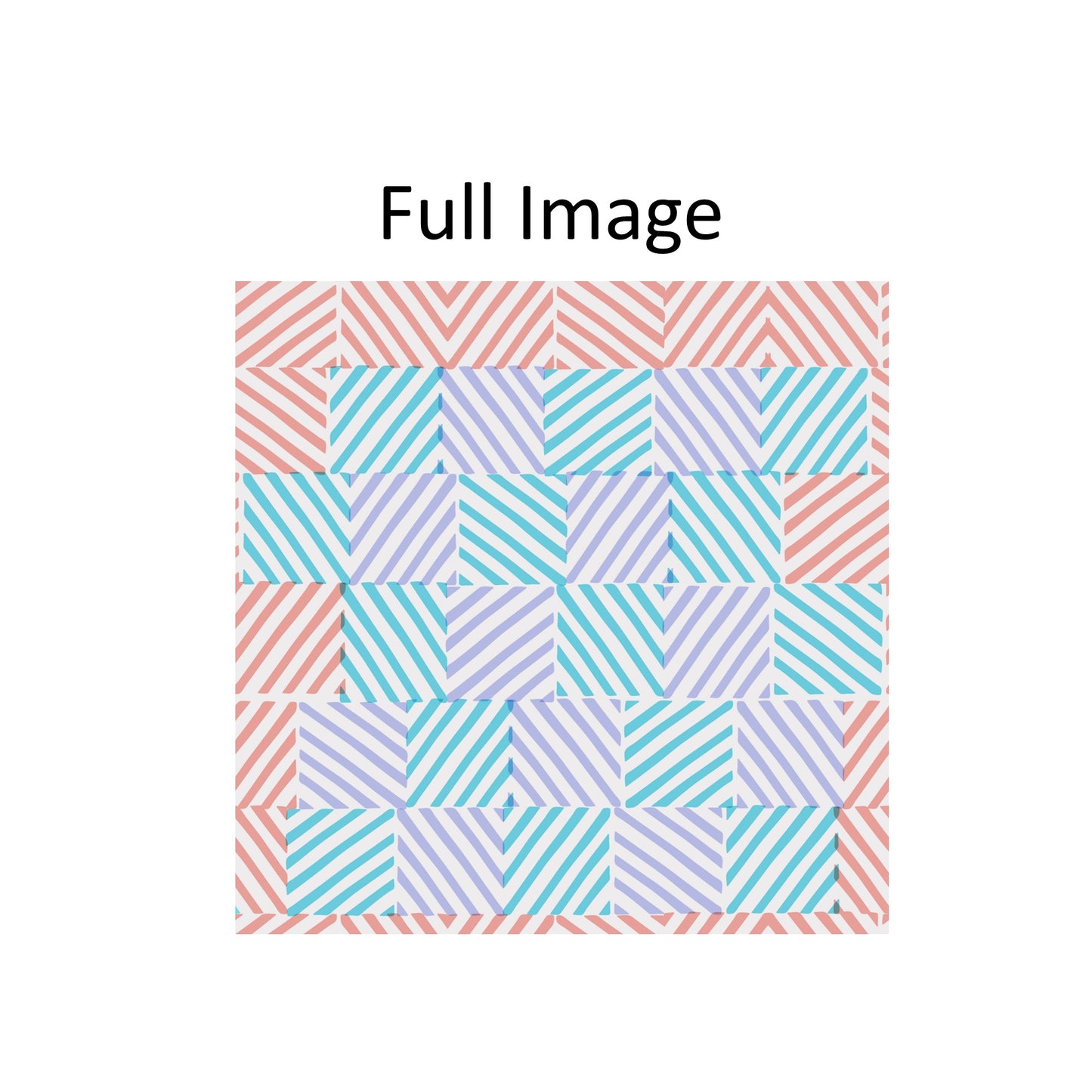 Seamless Geometry Linen Window Roman Shade