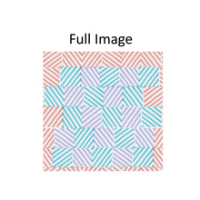 Load image into Gallery viewer, Seamless Geometry Linen Window Roman Shade
