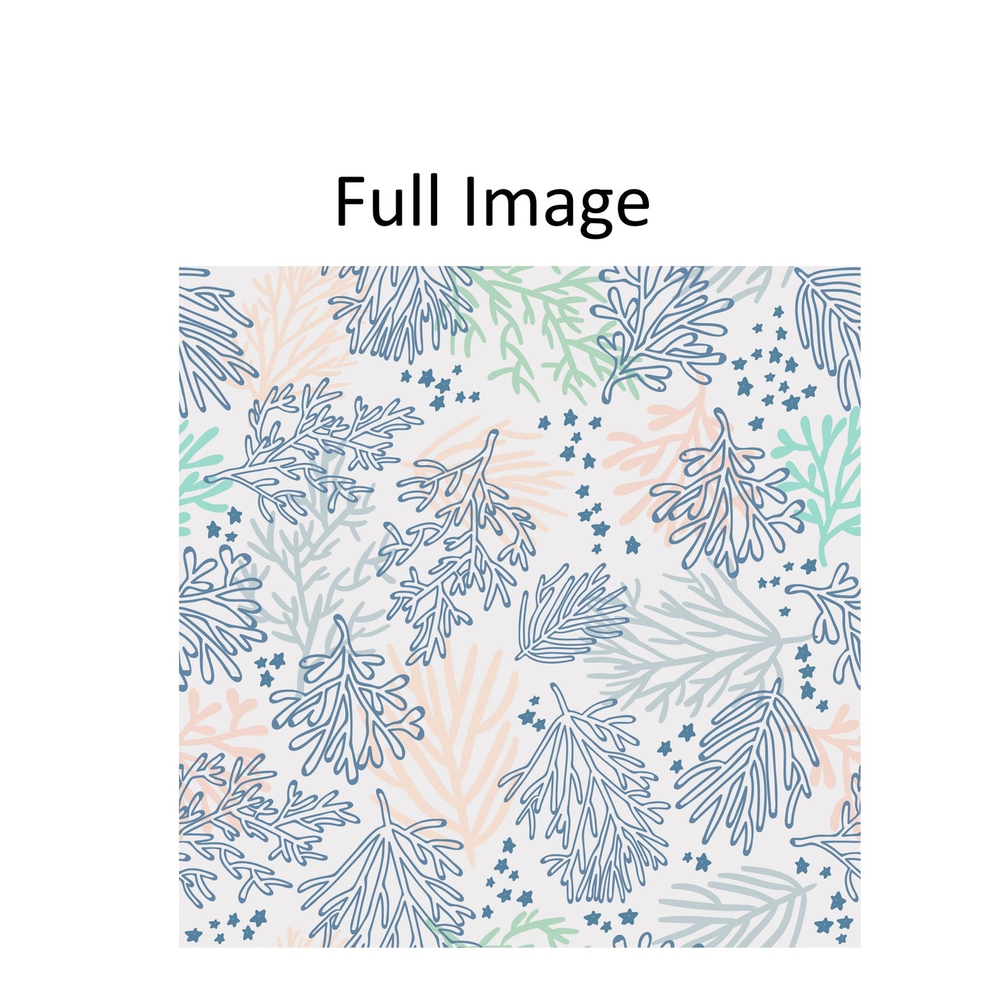 Pine Tree Print Window Roller Shade