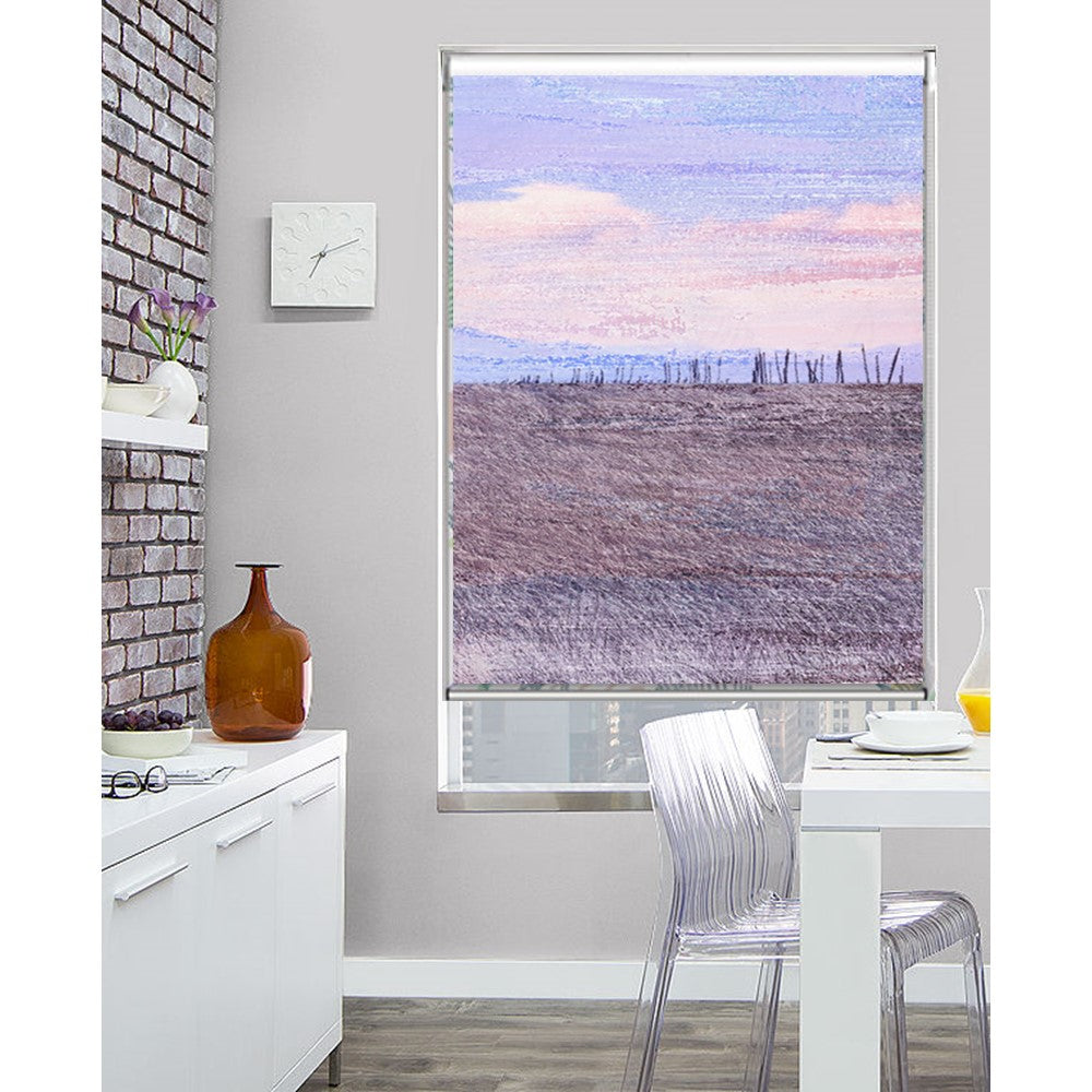 Abstract Farm Field Country Paint Window Roller Shade