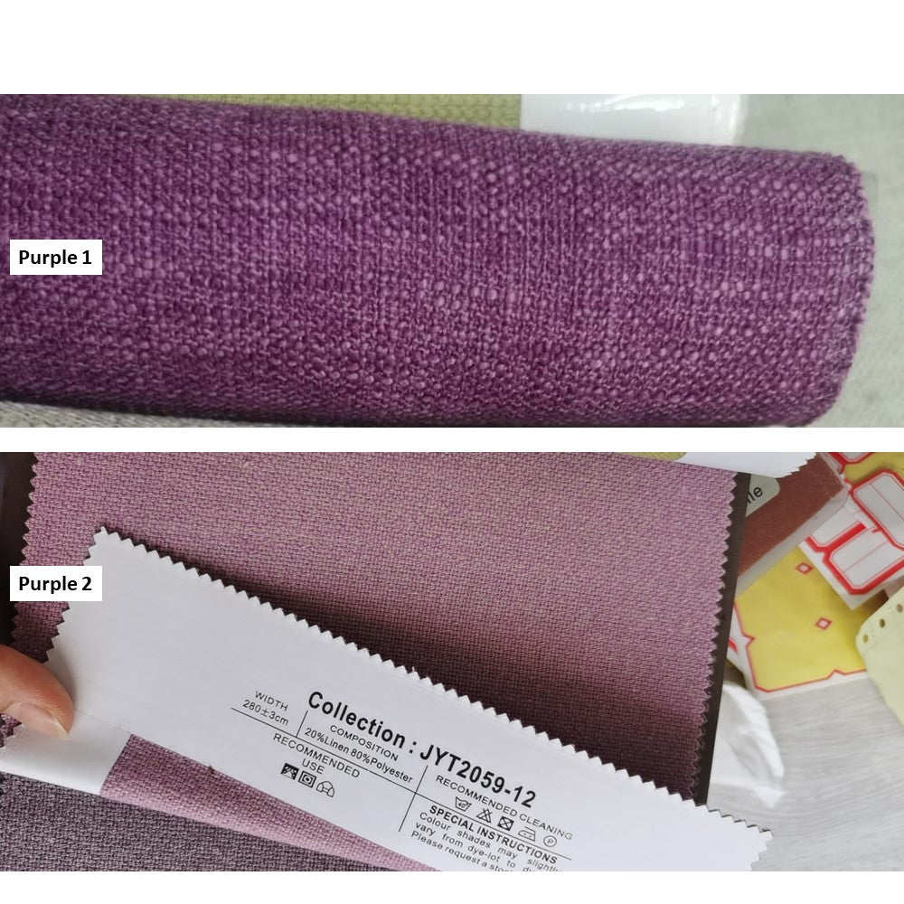Purple Lavender Violet Palette Linen Window Roman Shade