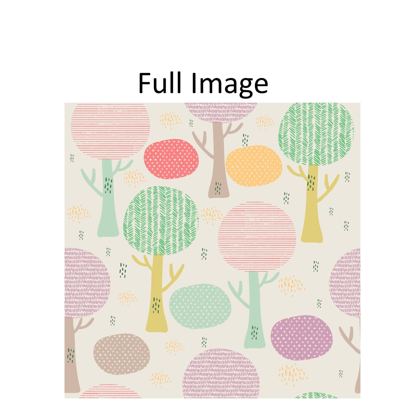 Doodle Tree in Forest Window Roller Shade