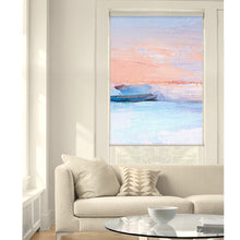 Load image into Gallery viewer, Abstract Boat Canoe at Sunset Sunrise Window Roller Shade
