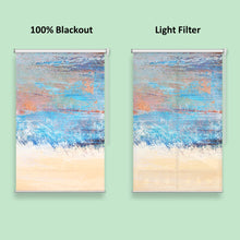 Load image into Gallery viewer, Abstract Ocean Wave Paint Window Roller Shade
