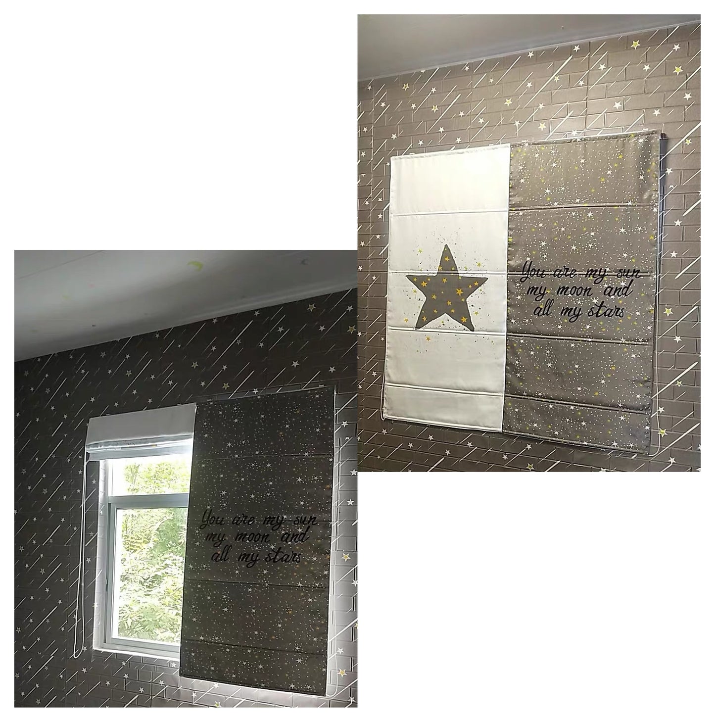 Personalized Custom Your Image/Logo Print Window Roman Shade