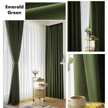 Load image into Gallery viewer, Lisse Textured Window Curtains Drapery
